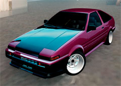 Toyota Sprinter Trueno (AE86) GT-Apex Kouki замена ZR350