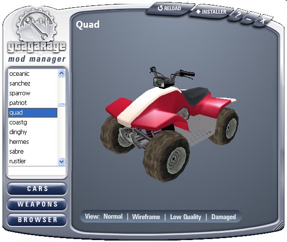 GTA Garage Mod Manager 1.7